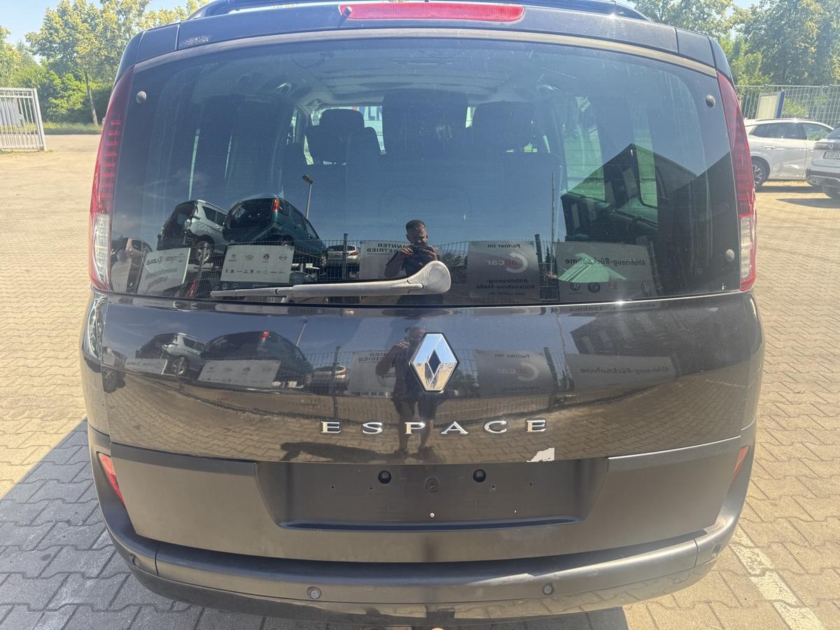Renault Espace 4 original Heckklappe mit Heckscheibe NV676 Schwarz Phase 3 Bj.2011